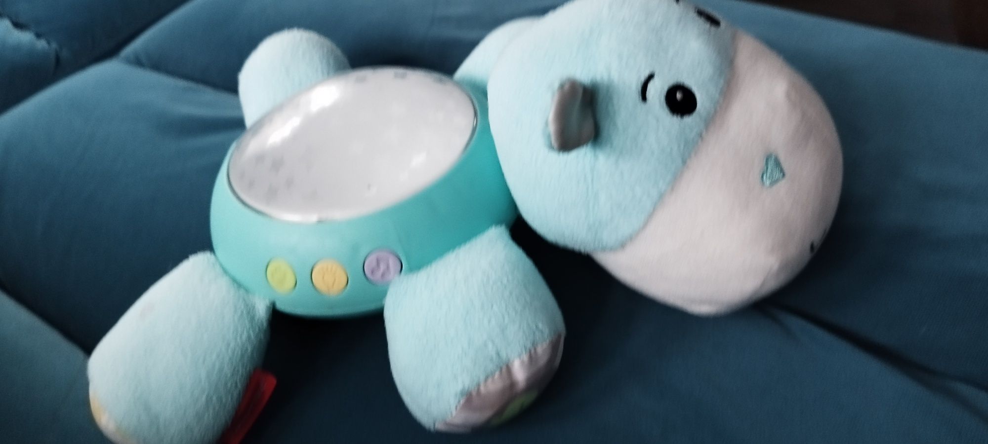 Uspokajacz Hipcio, pluszowy projektor fisher price