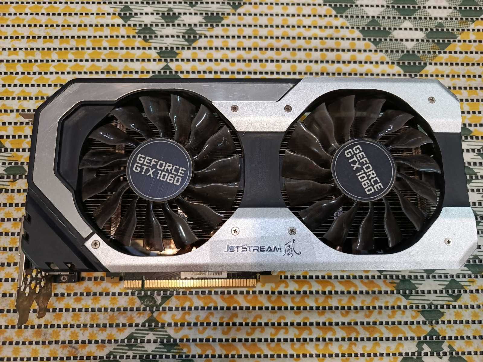 Отличная видеокарта PALIT GeForce GTX 1060 SUPER JetStream 6GB GDDR5