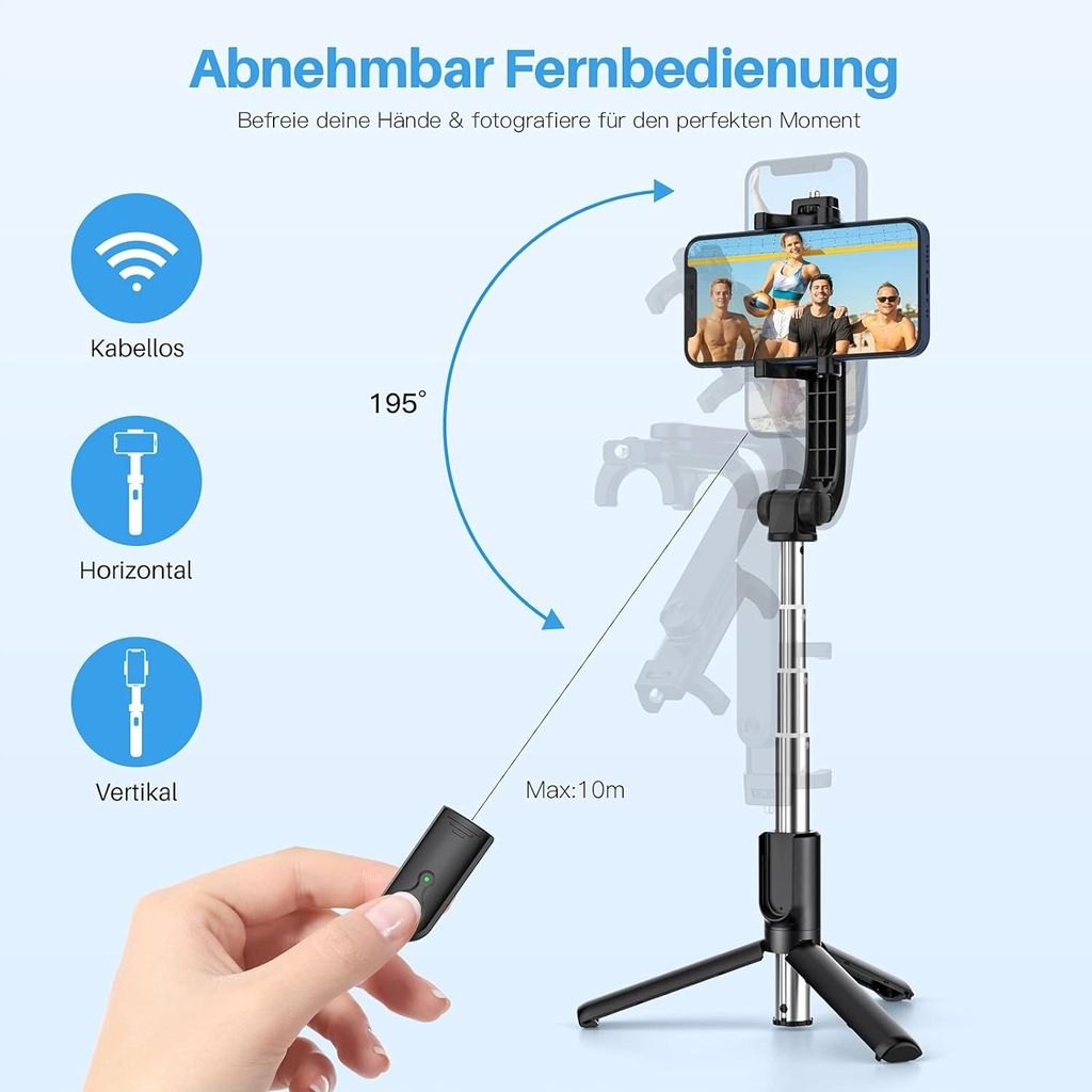 Statyw Stojak Na Telefon Kijek Do Selfie Do Zdjęć Wyzwalacz Bluetooth