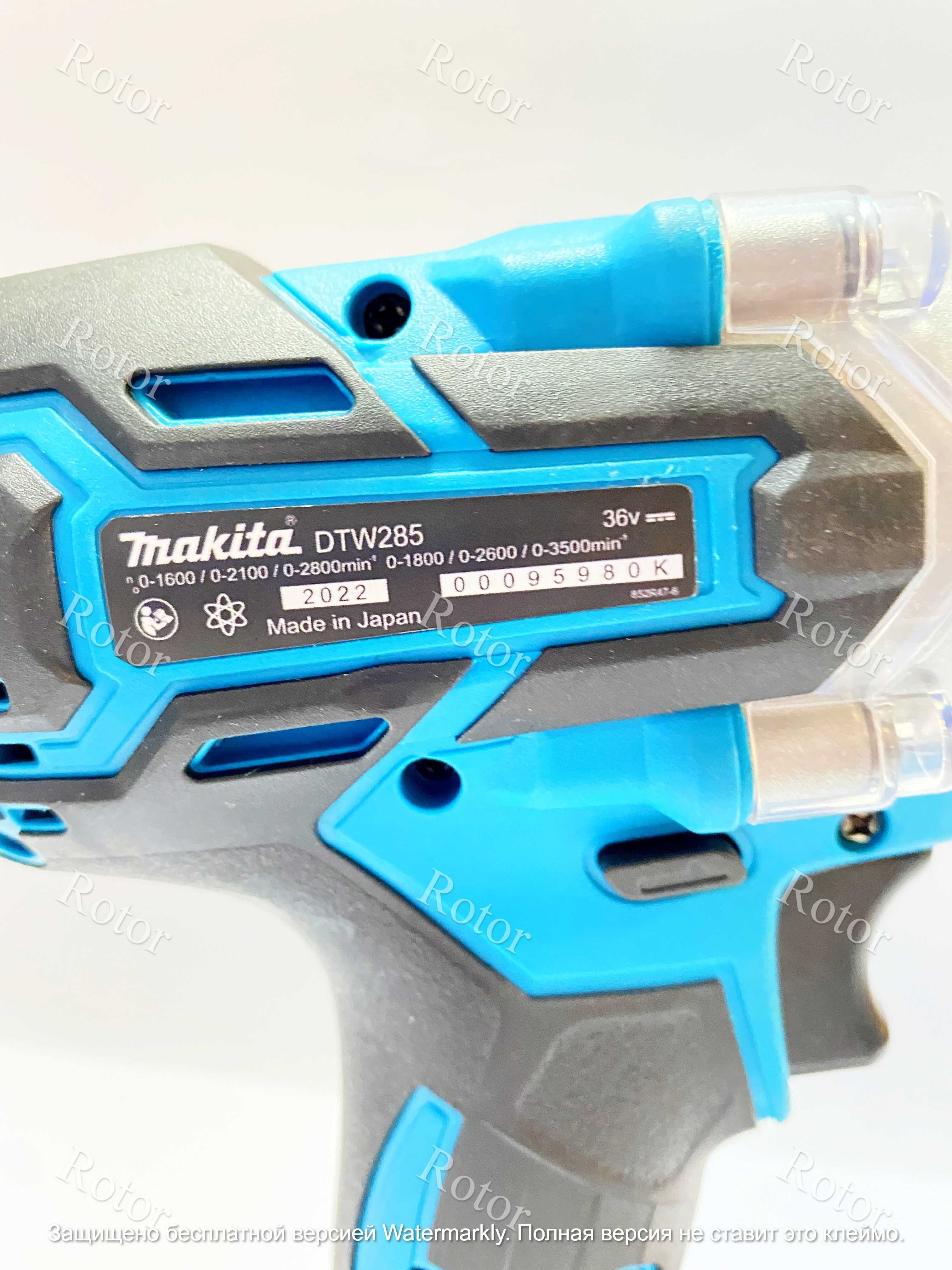 Аккумуляторный гайковерт Makita DTW 285 36v 3Ah 280 Hm Гарантия