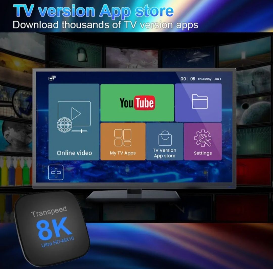 [NOVO] Android Box [64Gb + 4Gb RAM] Ultra rápido