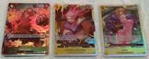 3 cartas one piece tcg - sakazuki - jewerly bonney - lilith