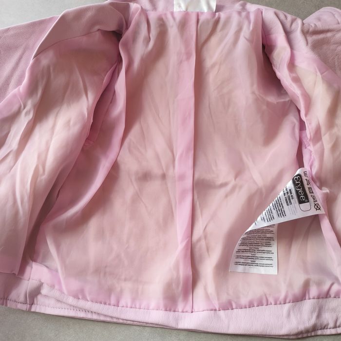 Kurtka przejściowa wiosenna ramoneska dziewczynka 80