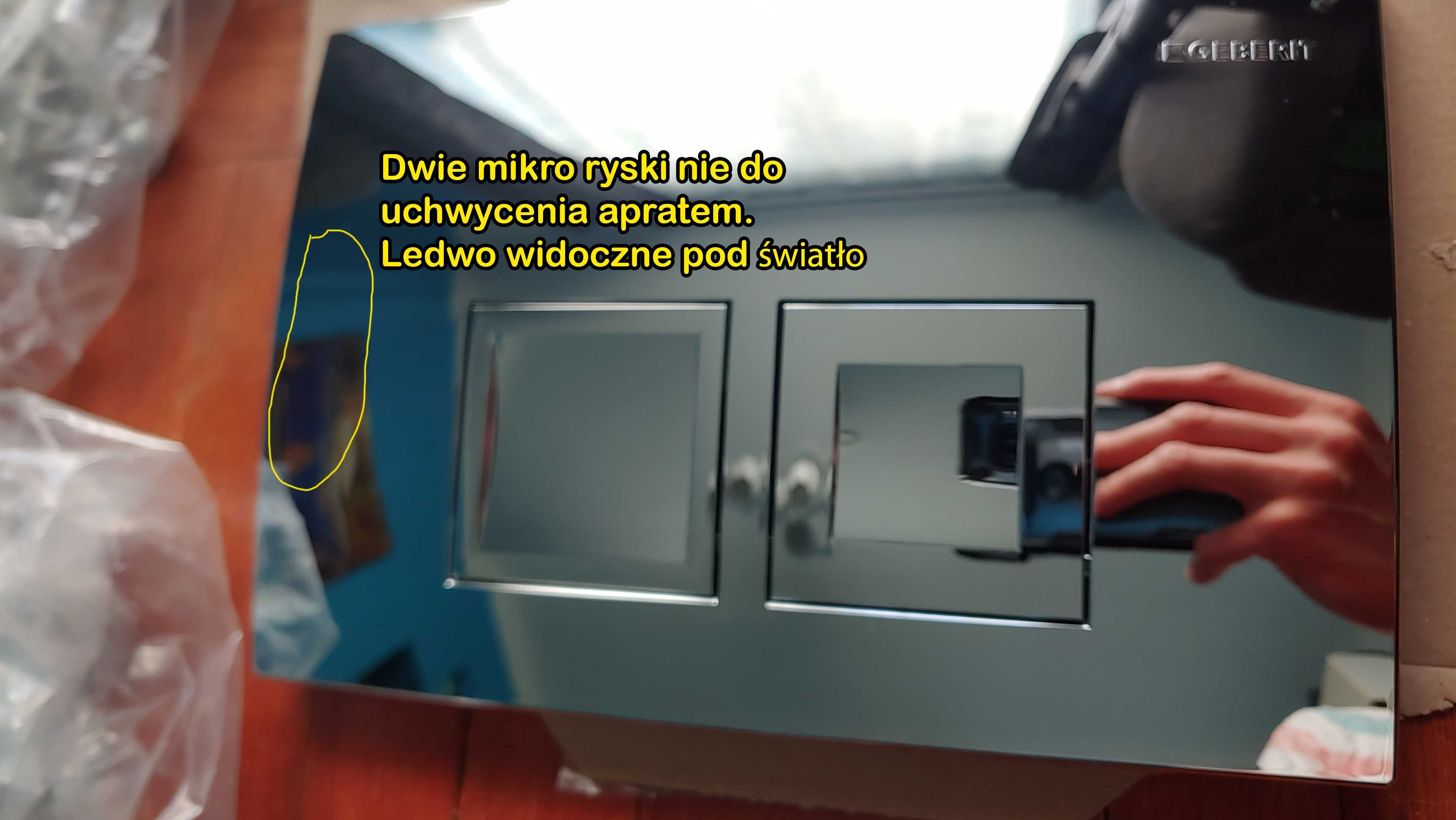 Stelaż podtynkowy WC Geberit Unifix 50 cm srebrny lub czarny przycisk