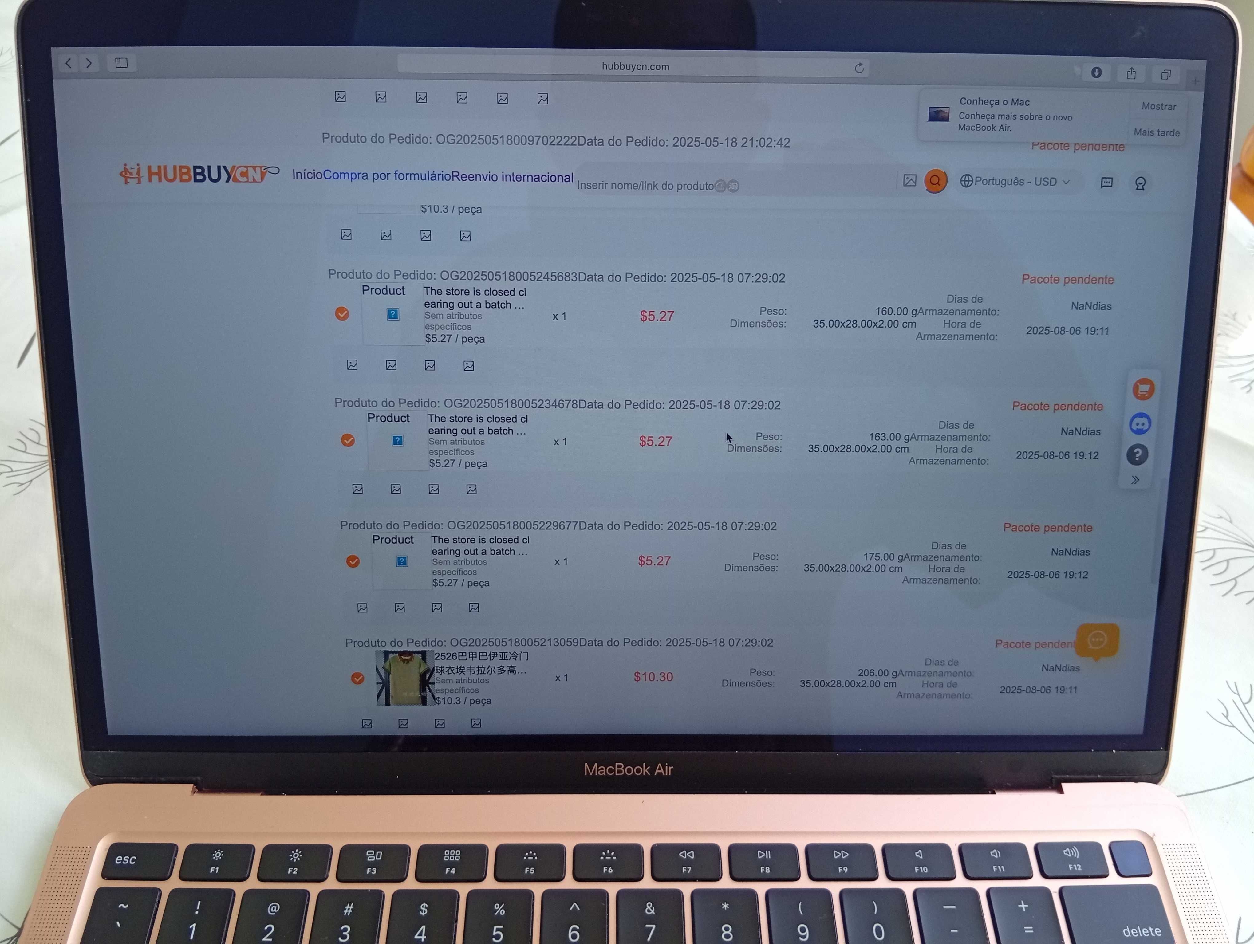 MACBOOK Rose A2179