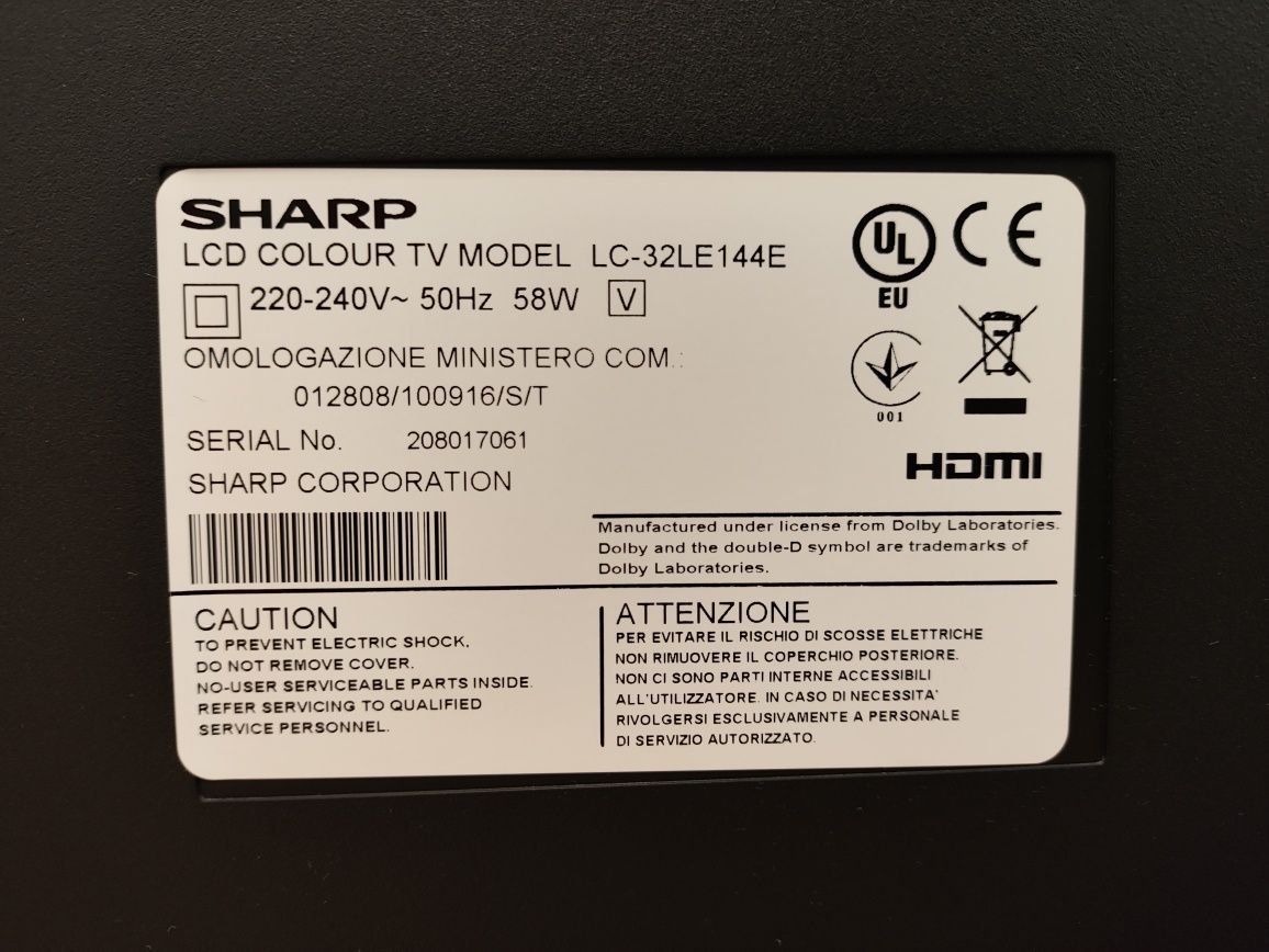 Telewizor Sharp 32 cale