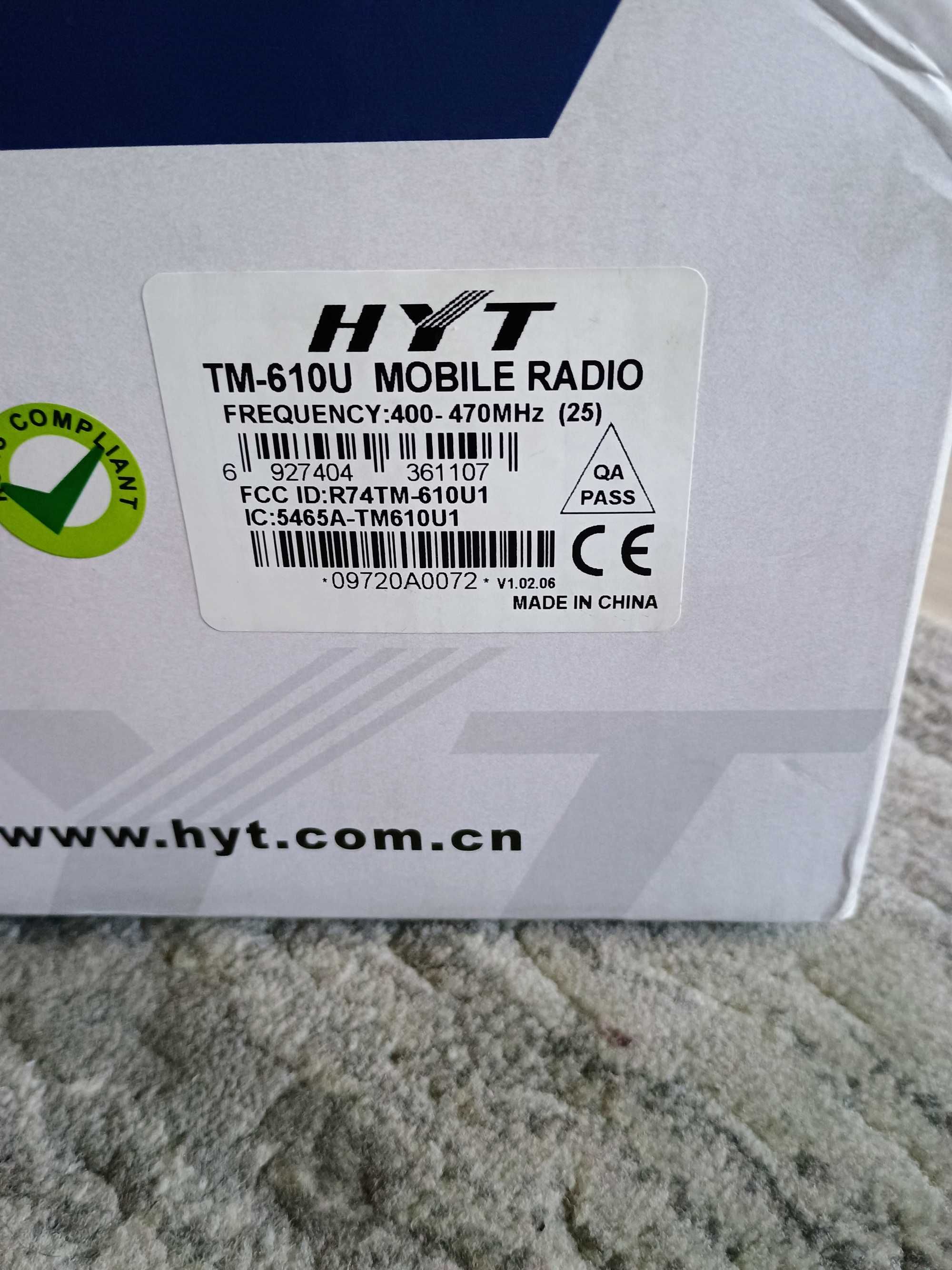 HYT TM-610U (Hytera) pasmo UHF 70m 400-470 MHz