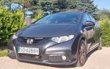 Honda Civic Honda Civic IX, 2012, przebieg 105 tys, zimówki +felgi, belki do boxa