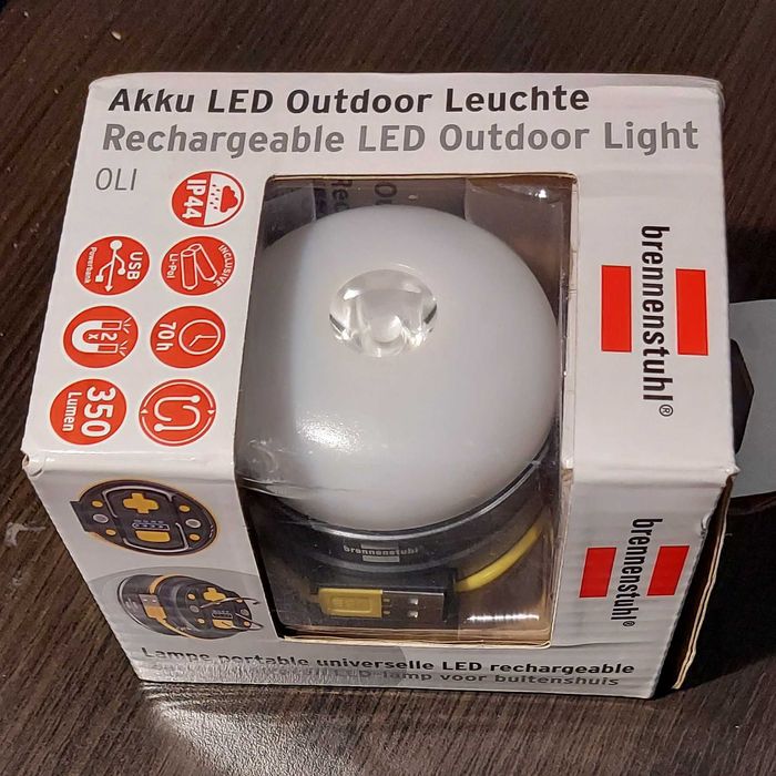 Ліхтар, лампа, світильник Brennenstuhl LED Outdoor OLI 0300A Powerbank