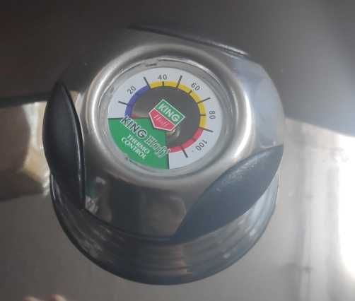 Garnek stalowy grube dno gałka termo indukcja/gaz