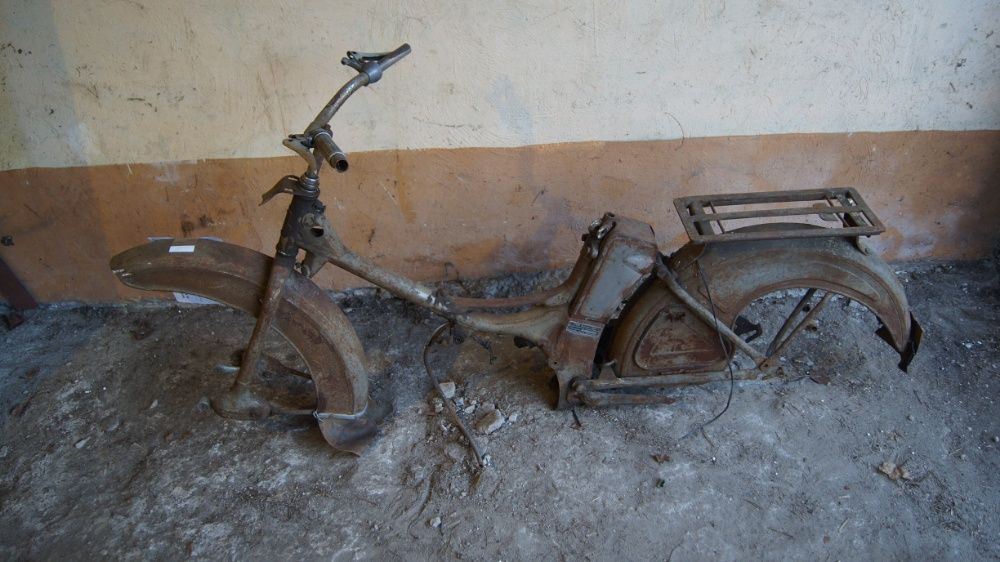 Simson SR2 1958r rama błotniki kierownica osłona łańcucha lagi itd