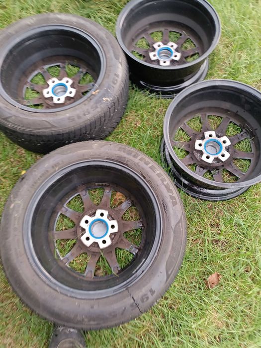 Koła felgi aluminiowe stal 15 cali 5×100 r15 opony zimowe 195)55/65r15
