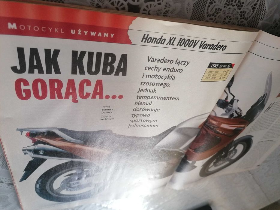 Gazeta Świat Motocykli 2007 11 Honda shadow varadero KTM EXC R 450 530