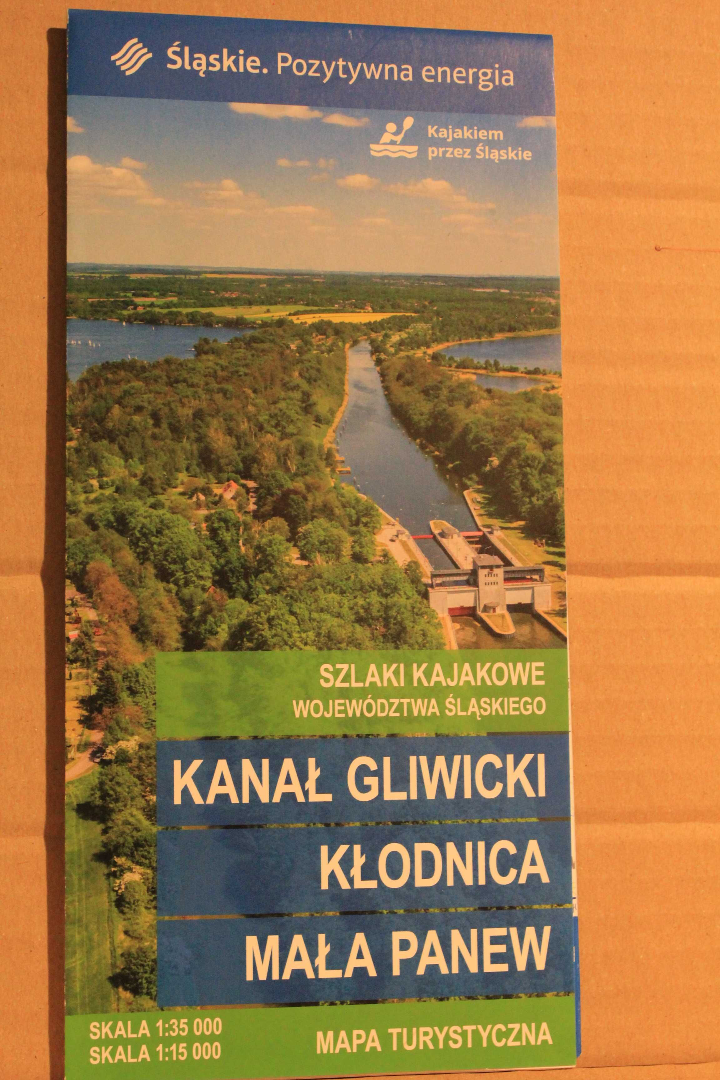 Szlaki kajakowe-kanał Gliwicki Kłodnica Mała Panew-mapa-1703