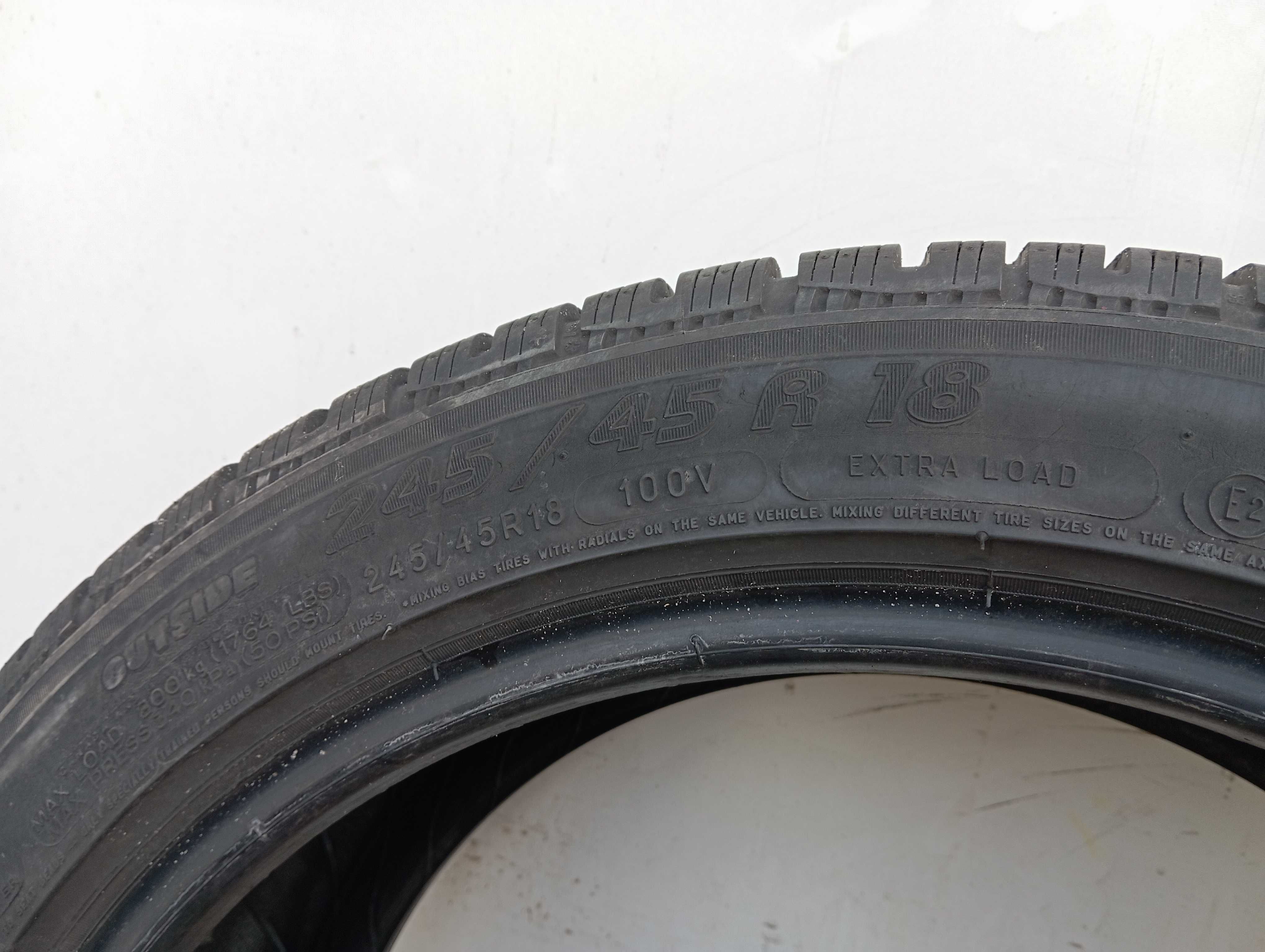 1x 245/45 R18 100V Michelin Pilot Alpin PA4 2017r 6,6mm