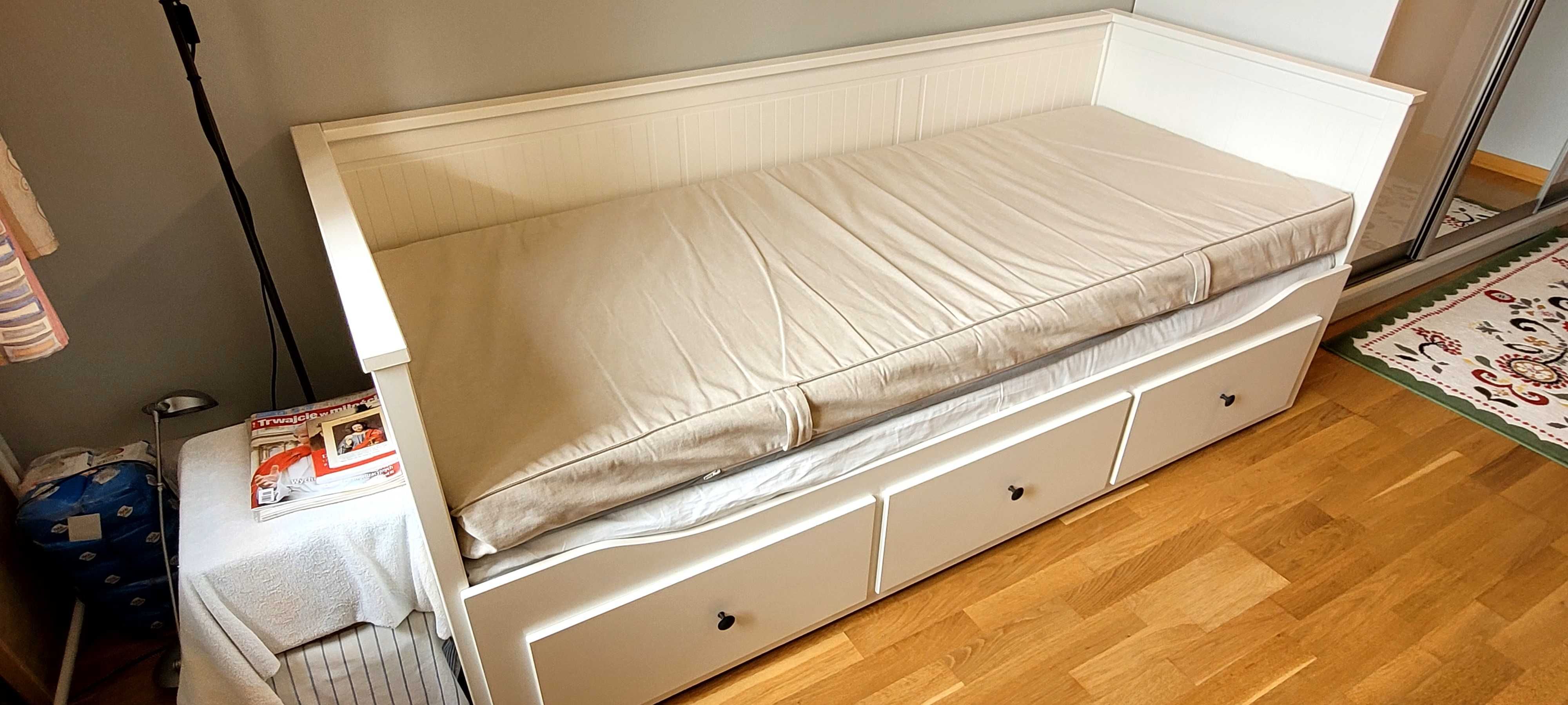 Łóżko rozkładane IKEA białe