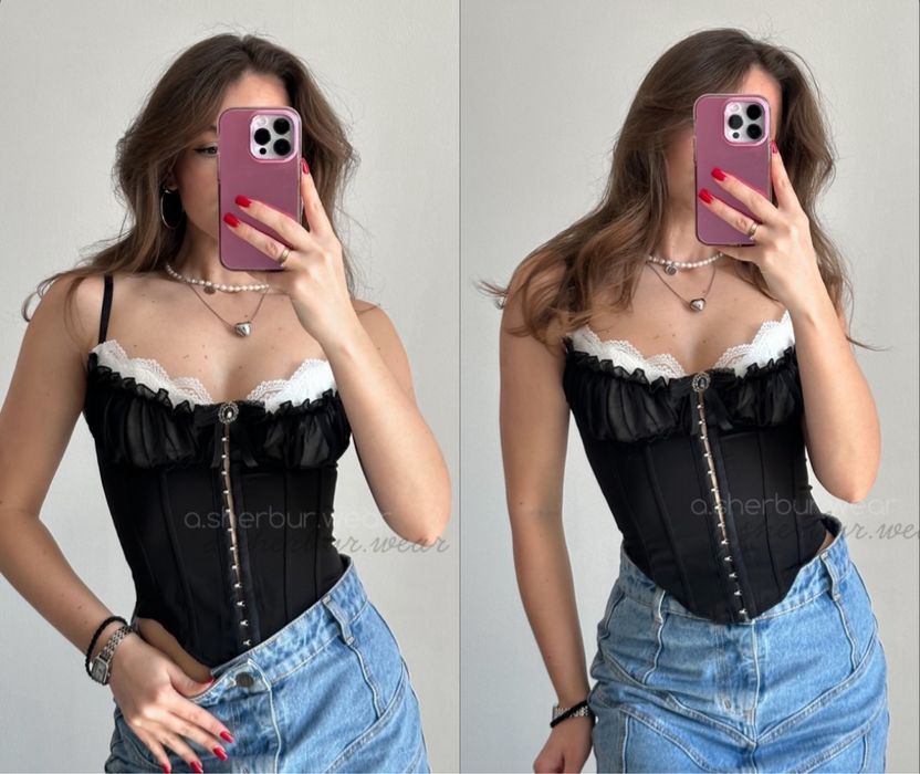 Корсет жіночий чорний