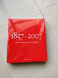 Raro Livro da História dos 150 anos do Banco Santander (NOVO e selado)