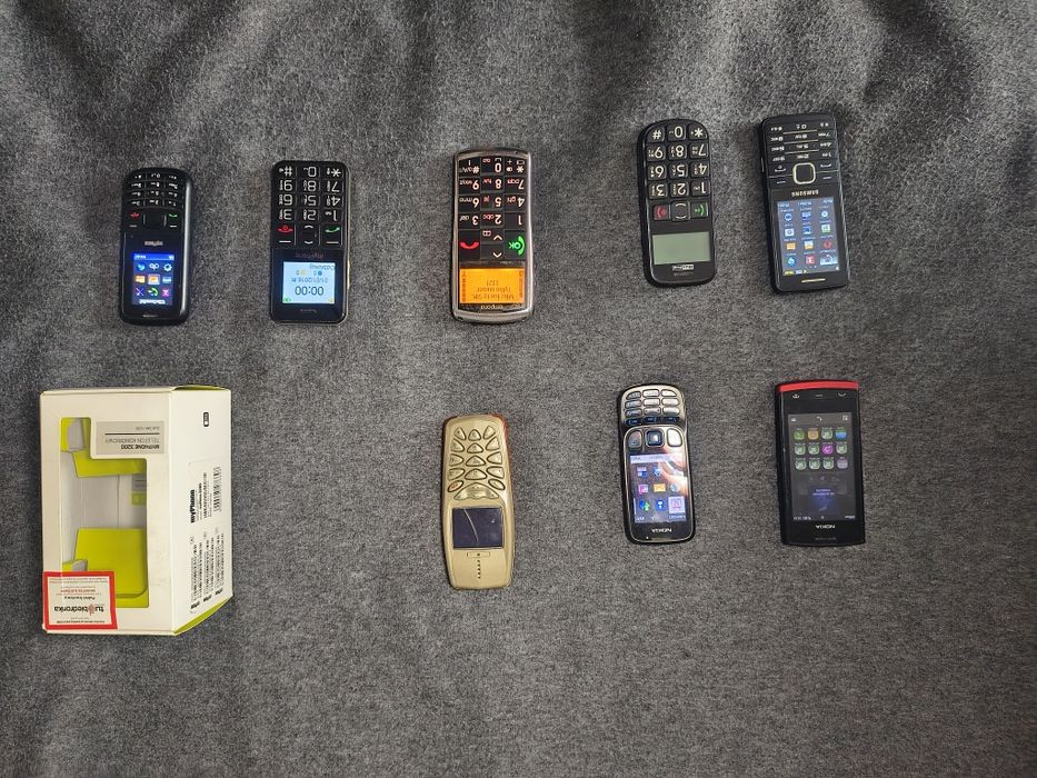 Stare telefony Nokia, Samsung, MyPhone, MaxCom, Emporia  OPIS