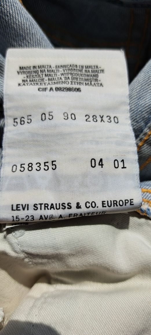 Levi Strauss jeansy damskie dżinsy