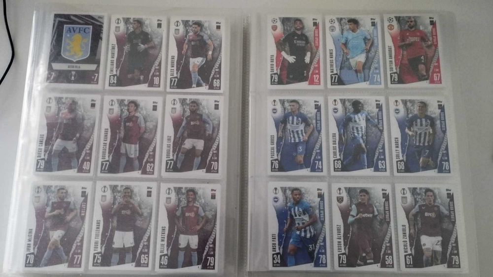 Caderneta Match Attax Champions League 23/24 Cartas Topps - COMPLETA