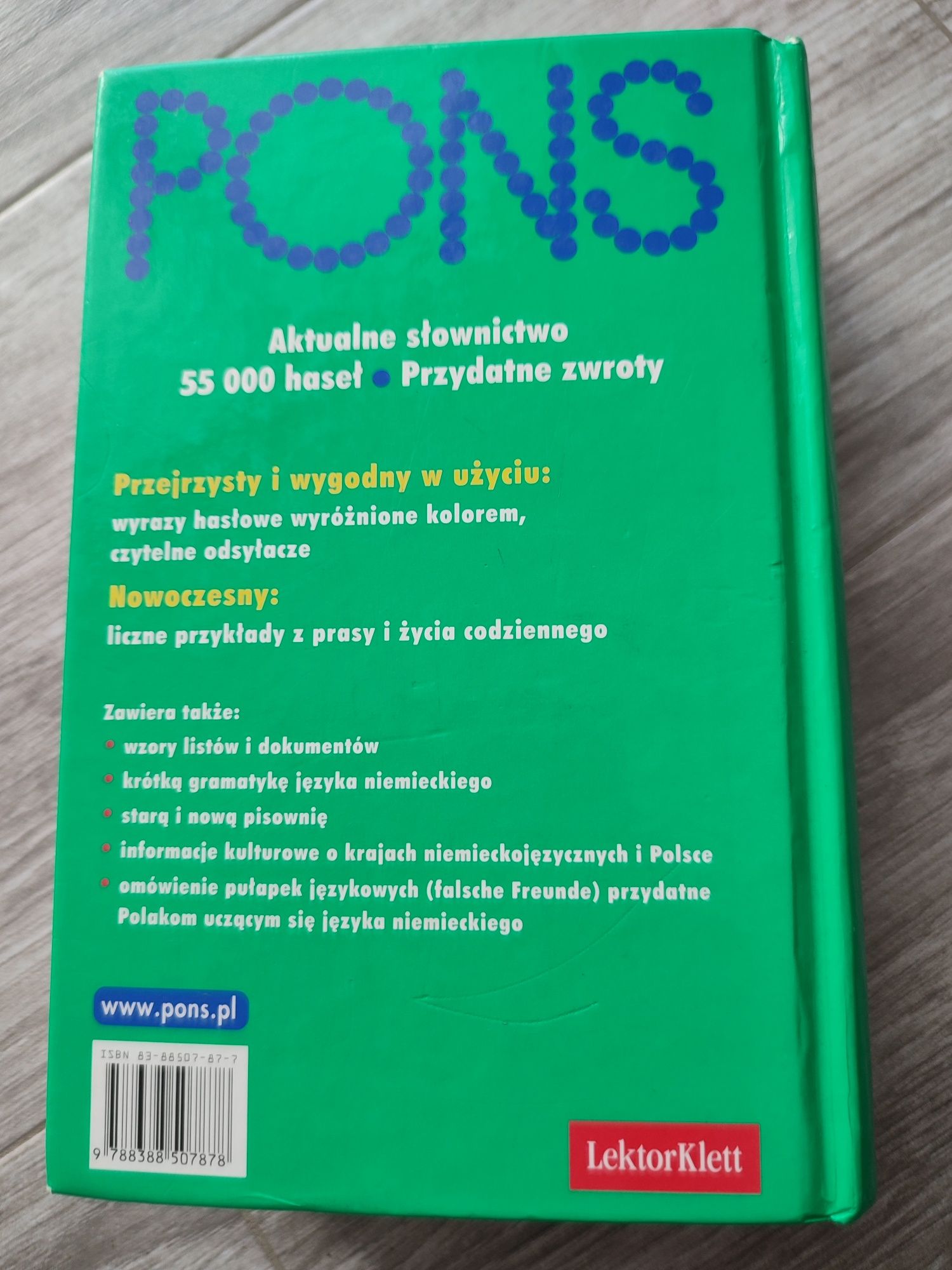 Pons podręczny słownik niemiecko-polski polsko-niemiecki, LektorKlett