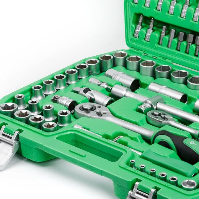Набор инструментов 1/2" & 1/4" 108ед. INTERTOOL ET-6108SP. НОВИЙ.