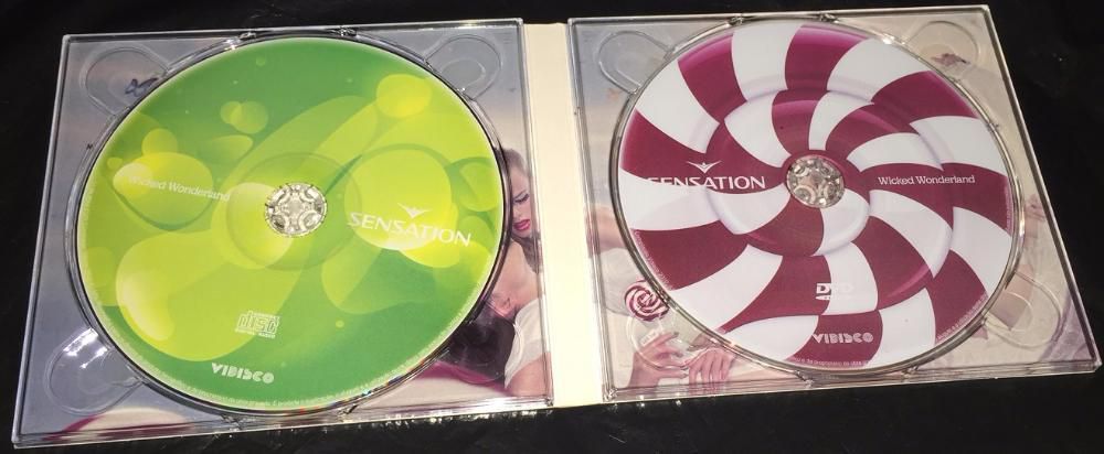 DVD+CD Musica Dança SENSATION "The Ocean Of White & Wicked Wonderland