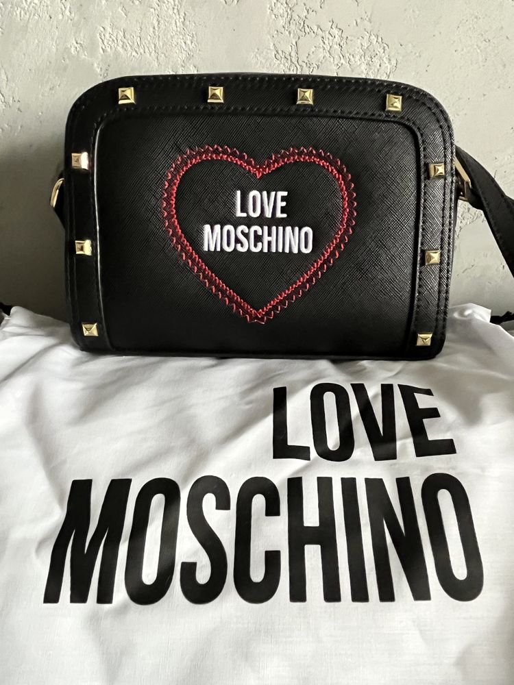 Torebka na ramię Love Moschino czarna