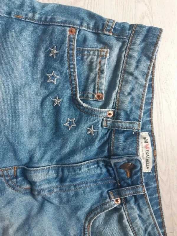Krótkie spodenki szorty H&M 34,XS/36,S jeans Daydreamer