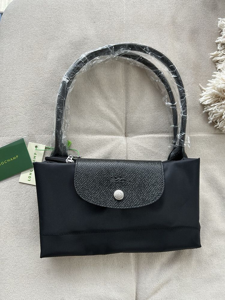 Torebka Longchamp cała czarna M