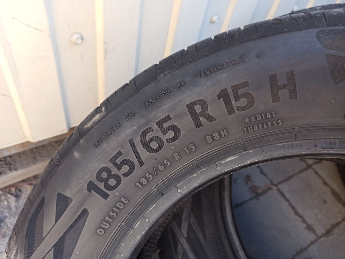 Летняя резина ПАРА 185/65 R15 Continental EcoContact 6