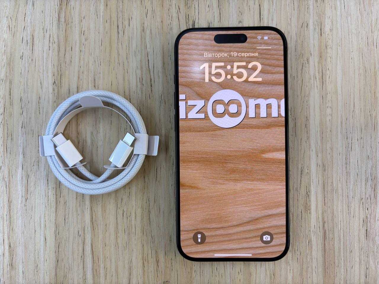 /12892/iPhone 15 Pro 256GB eSim Black Titanium Розстрочка Гарантія