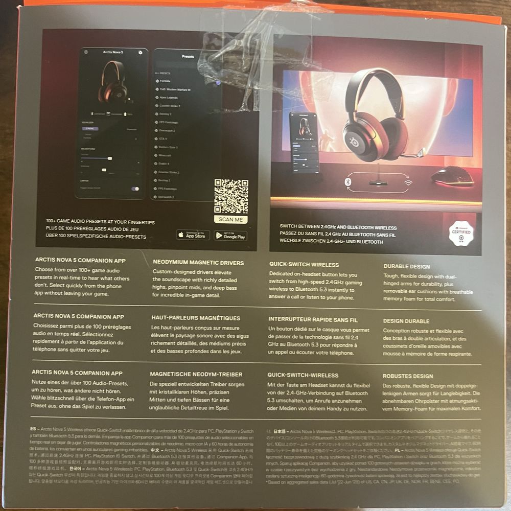Steelseries Arctis Nova 5 Wireless