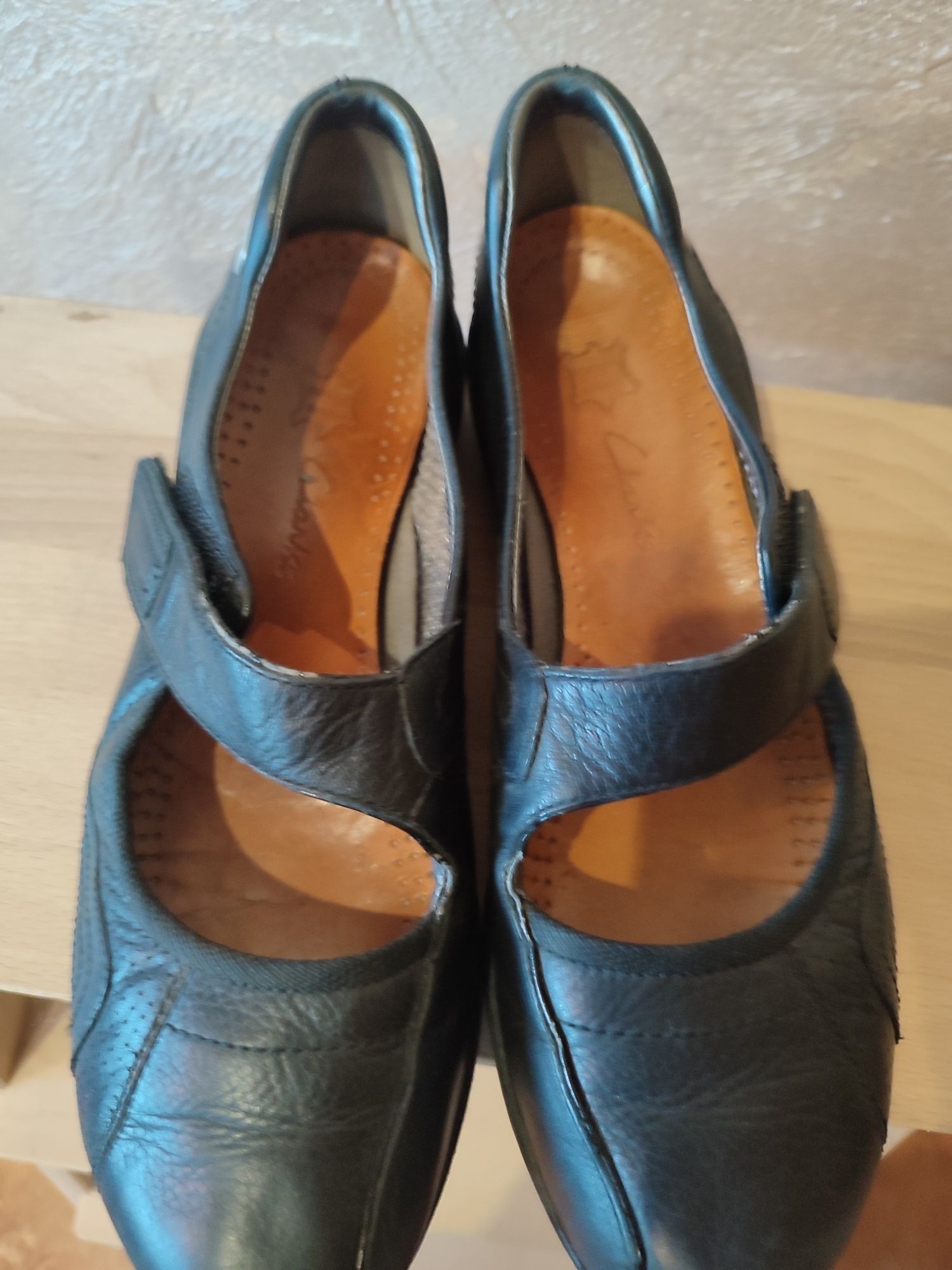 Туфли кожаные Clarks 40 размер