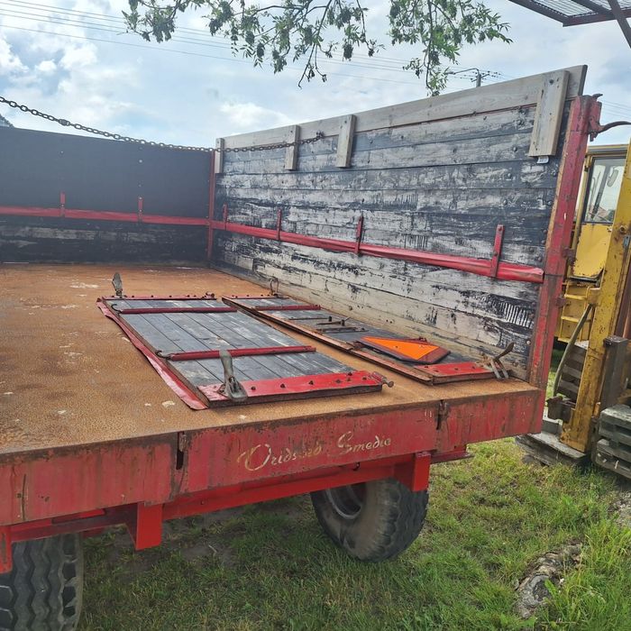 Przyczepa tandem 8 ton wysokiego wywrotu