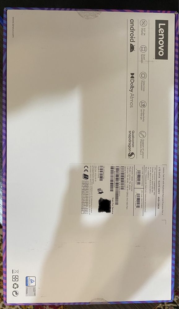 Планшет Lenovo Tab P11, LTE, Slate grey, 4gb+128gb