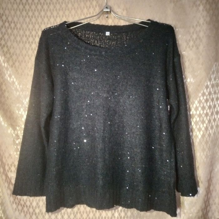 Кофта чорна з паєтками