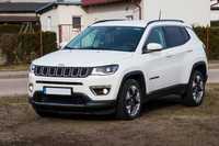 Jeep Compass Limited 2019r, Skóry, Xenony, Bezwypadkowy, Krajowy