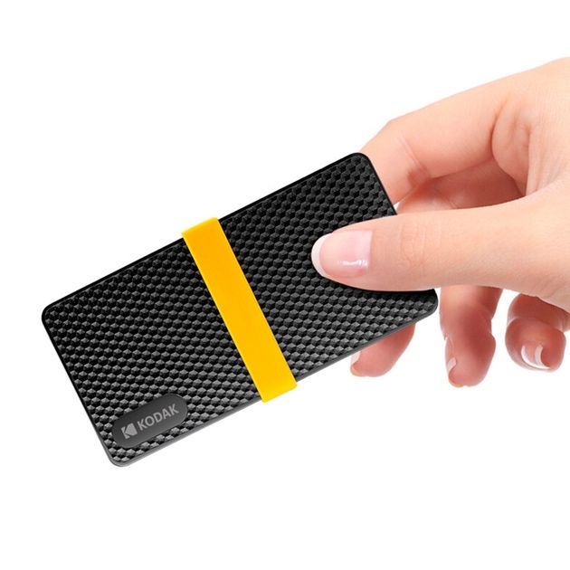 Продам внешний SSD 1TB Kodak X200, USB Type-C 3.1 Черный