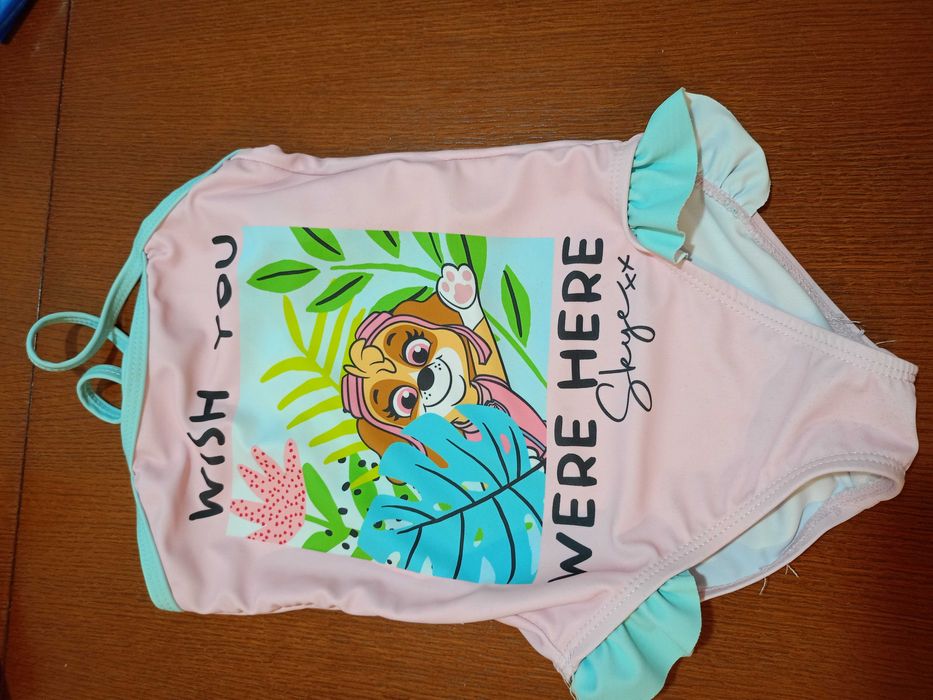 Strój kąpielowy psi patrol rozmiar 80-86