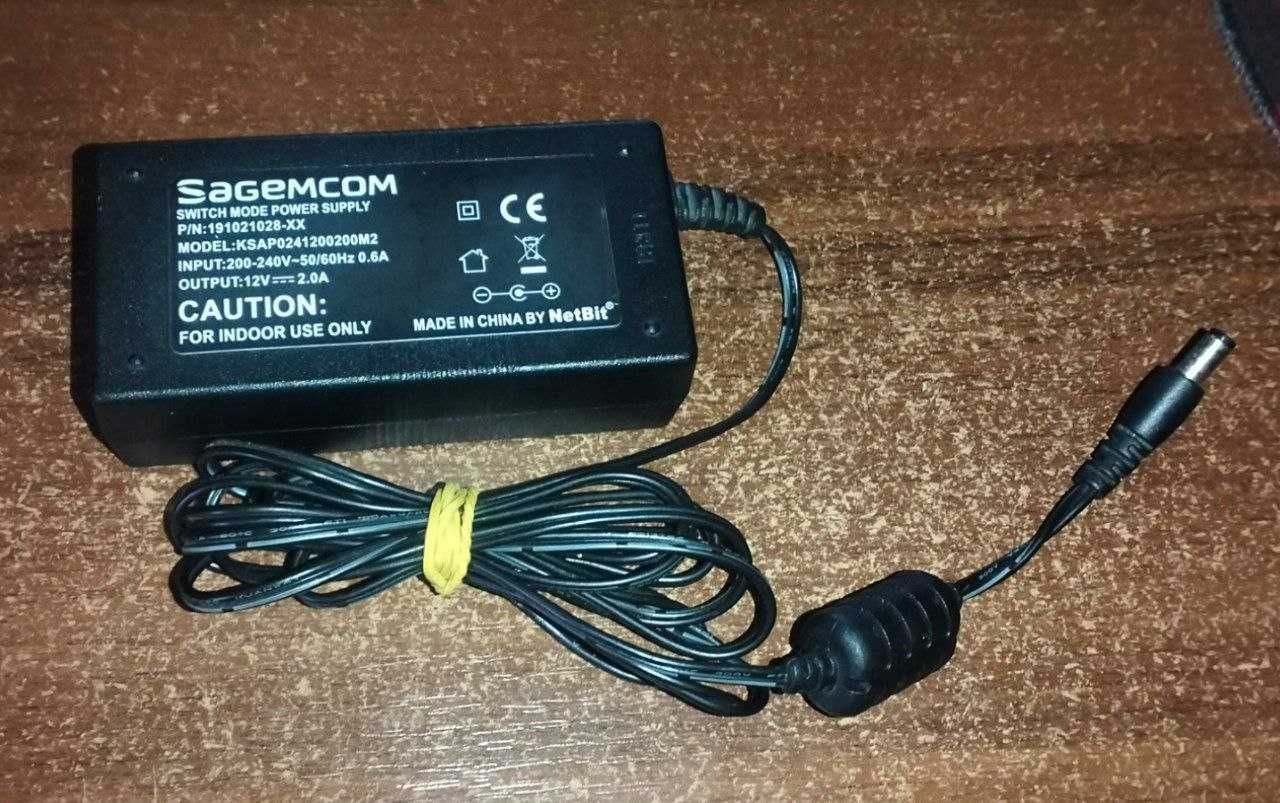 Блок живлення Sagemcom KSAP0241200200M2 (12V, 2A)
