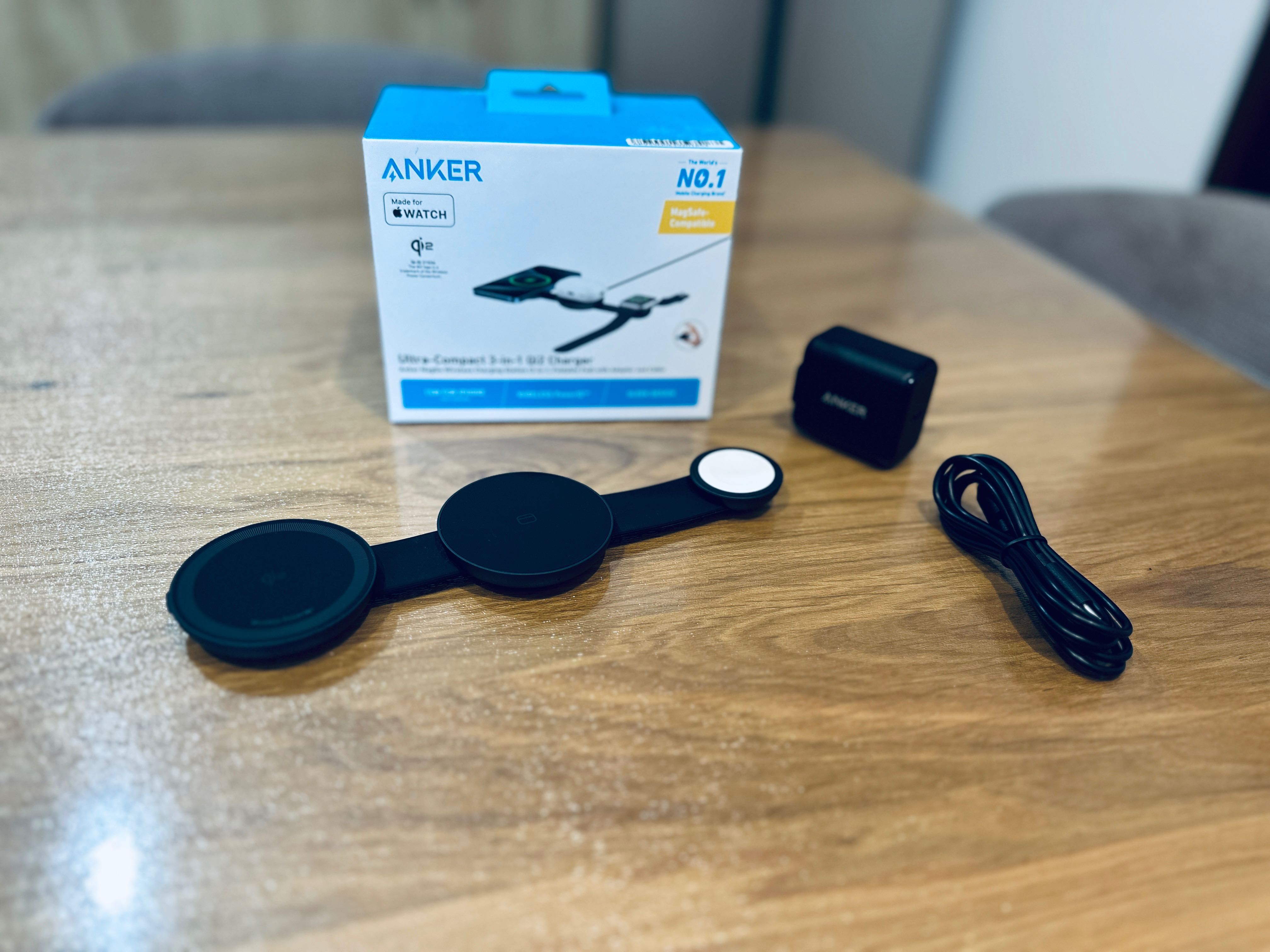 Anker MagGo 3-in-1 безпровідна зарядка