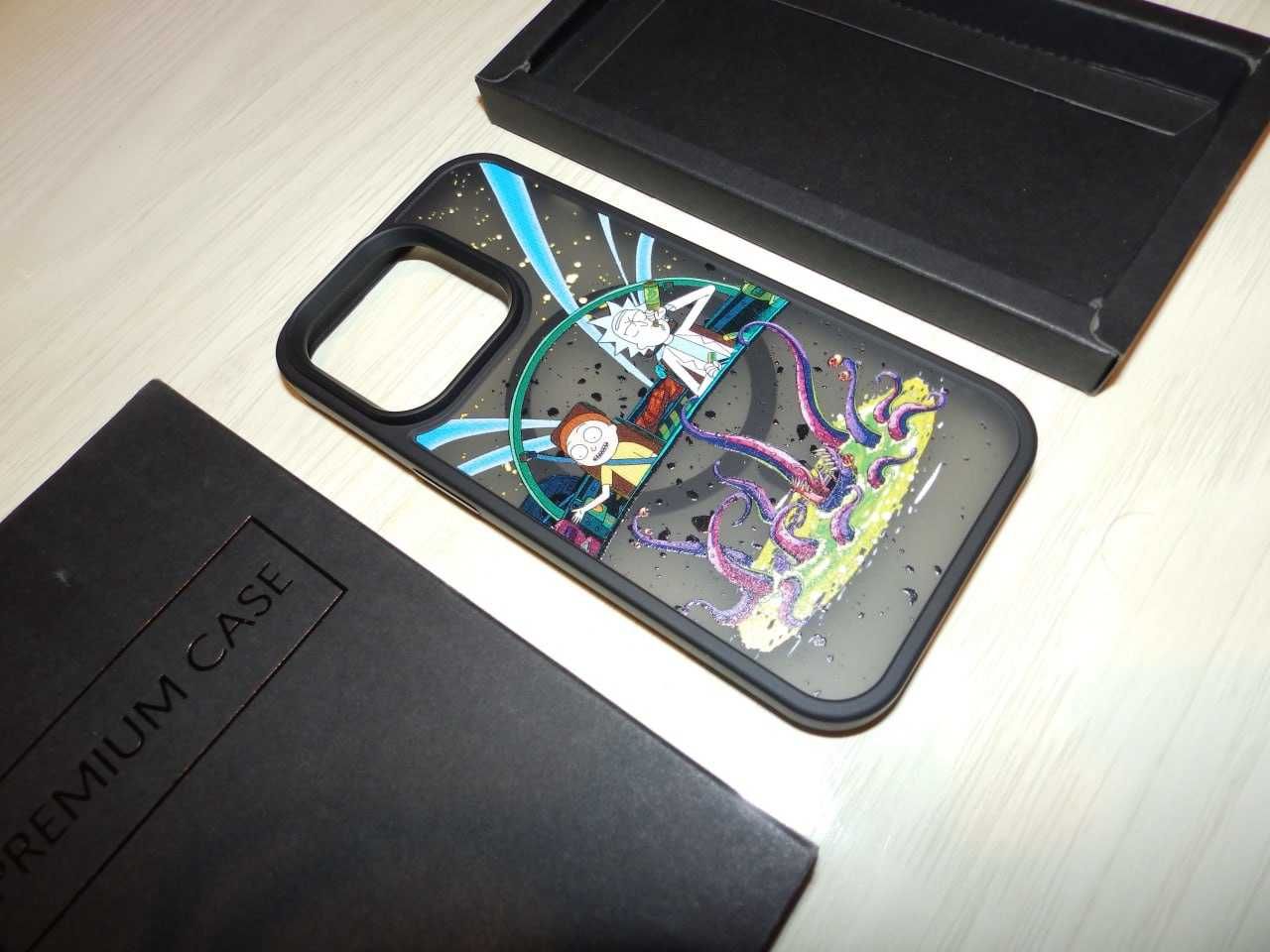 Чехол premium case для iphone 14 pro rick and morty custom studio