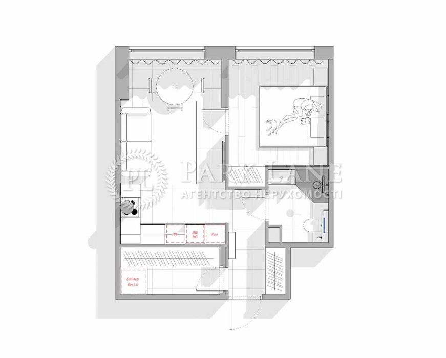 Сучасний ремонт! Продаж 1-к квартири ЖК Файна Таун Салютна, 2/1