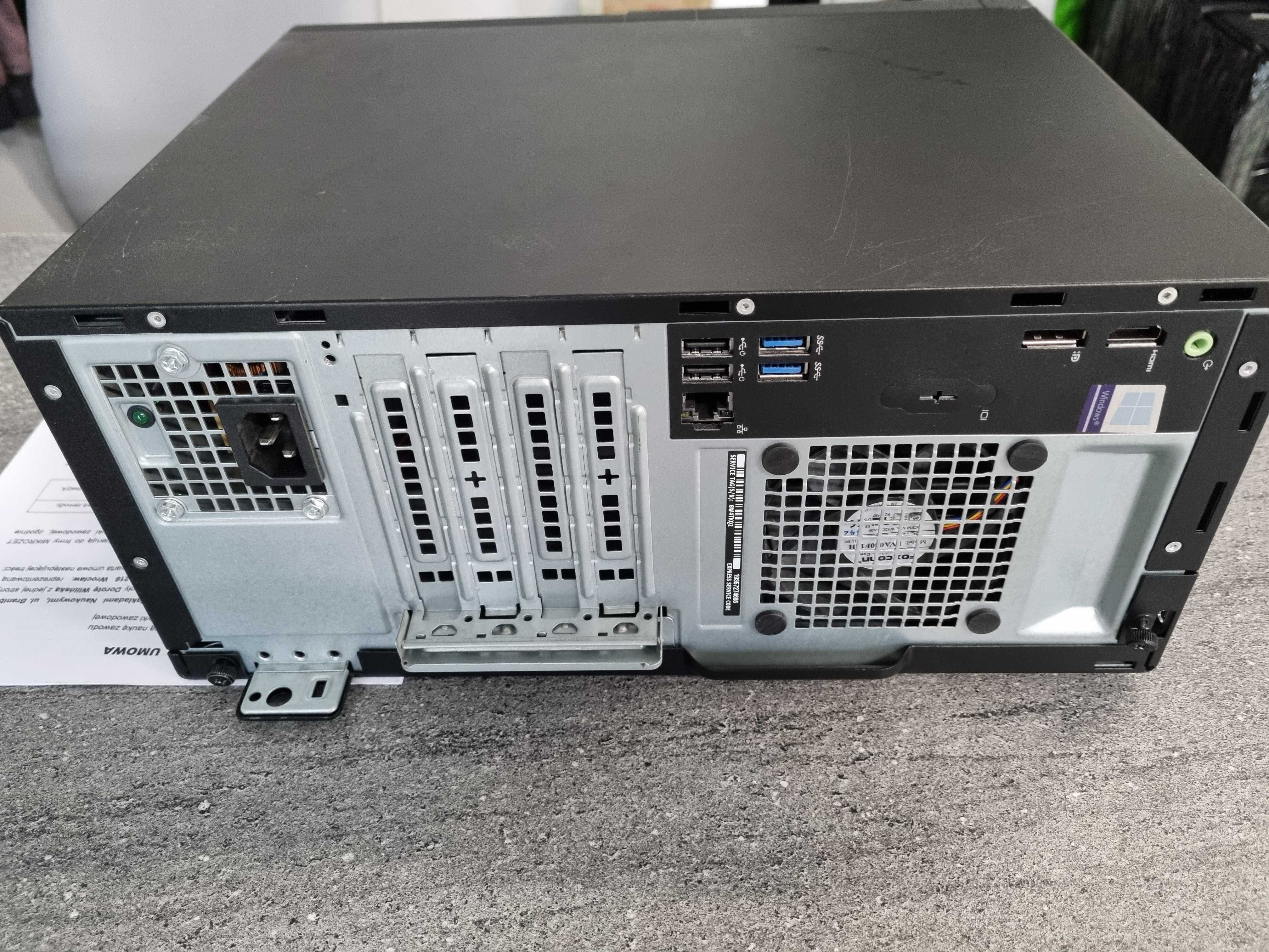 Dell 3050 i-7gen/8gb ddr4/256ssd/windows 10 pro idealny