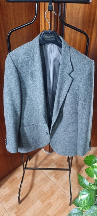 Blaser homem cinzento