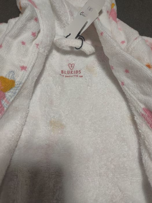 Махровий халат для дівчинки . Розмір 116
