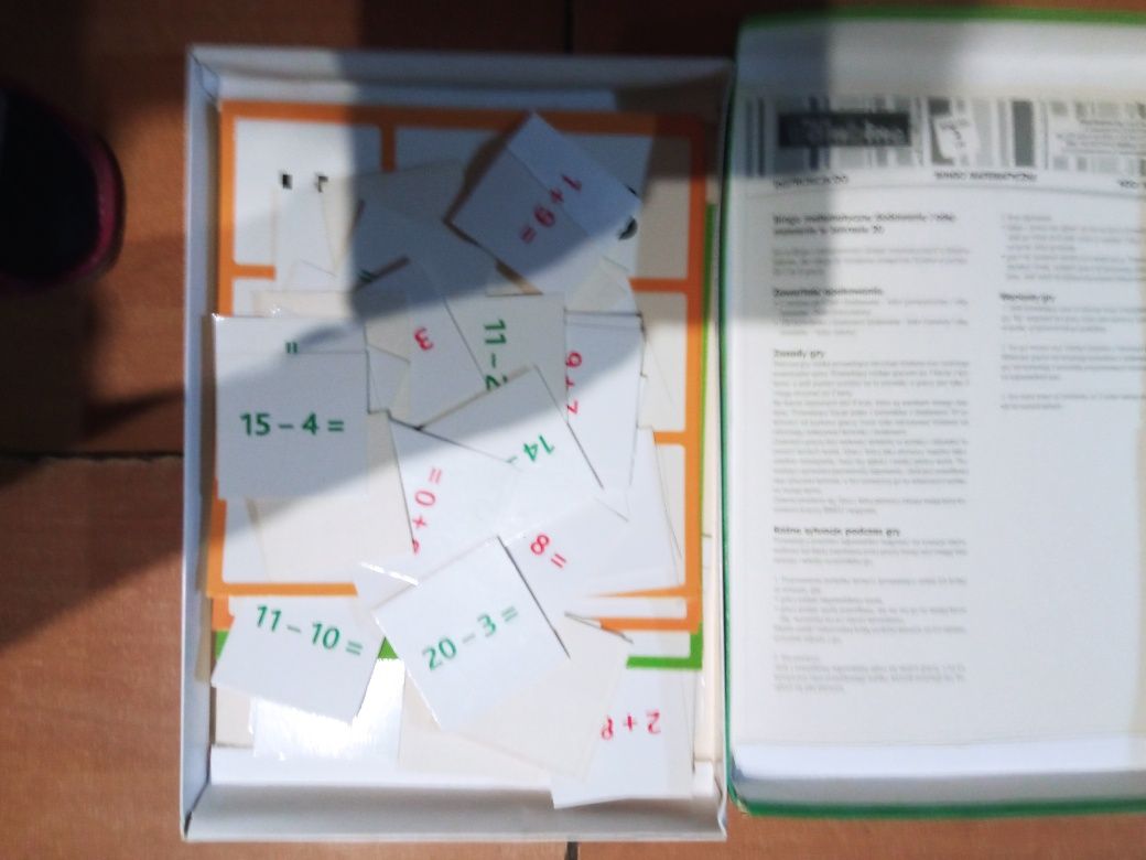 Gra bingo matematyczne