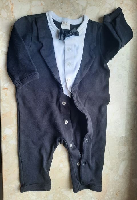 Elegancki rampers frak na specjalne okazje dla chłopca H&M r. 62